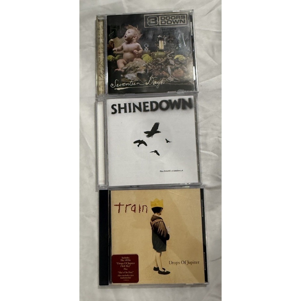 Lot Of‎ 3 CDs Train, Shinedown, 3 Doors Down  Rock, Alternative, Hard Rock